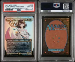 2025 MTG Final Fantasy Yuna Grand Summoner Borderless FOIL 0208 PSA 10 FF10 - Image 3