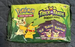 Pokemon Trick or Trade Booster Bundle 50 Mini Packs Factory Sealed OOP 820650852572 - Image 1