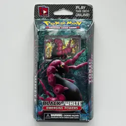 2011 Black & White Emerging Powers Factory Sealed Pokemon Theme Deck Scolipede - Image 1