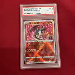 GRADED PSA 10 2022 Pokemon Go JPN. Radiant Charizard #011 - Image 1
