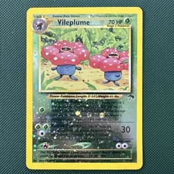 2001 Pokemon Southern Islands Vileplume Reverse Holo 17/18 WOTC Damaged - Image 1