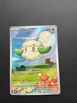 Cottonee 090/086 SV: White Flare Pokemon Card NM - Image 1