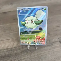 Pokemon TCG Cottonee 090/086 Illustration Rare S&V White Flare English Edition - Image 1