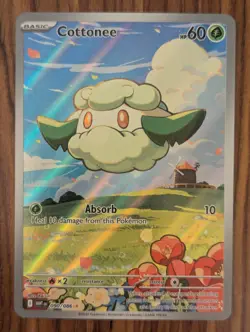 Pokemon TCG Cottonee White Flare Card 090/086 (Illustration Rare) Near Mint - Image 1