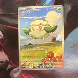 Pokemon Cottonee 090/086 SV11W White Flare Illustration Rare Holo English - Image 1