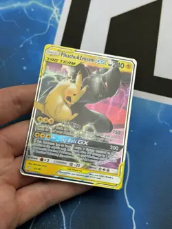 Pikachu & Zekrom GX 33/181 Sun And Moon Team Up Near mint Holo (A) - Image 3