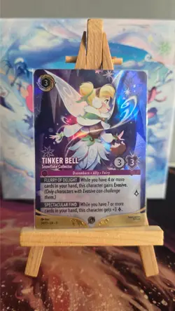 Tinker Bell Snowflake Collector - Foil Promo 34/P3 Disney Lorcana Set Champs - Image 1