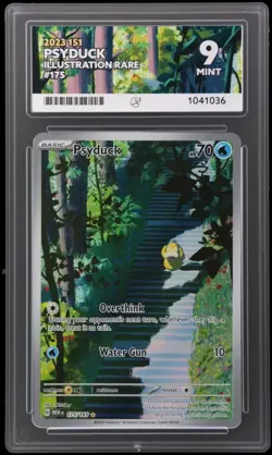 Psyduck Holo Illustration Rare 175/165 English ACE 9 IR Scarlet & Violet 151 TCG - Image 1