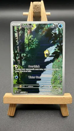 Pokemon TCG Psyduck Scarlet Violet-151 175/165 Holo Illustration Rare English NM - Image 1