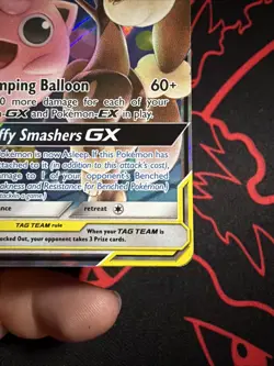 Mega Lopunny & Jigglypuff GX 165/236 Tag Team Pokemon TCG Card Near Mint - Image 4
