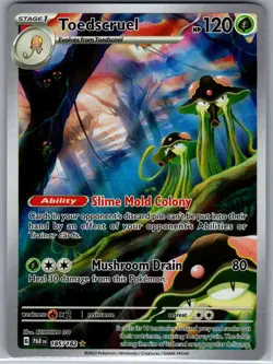 Toedscruel 185/182 SV04: Paradox Rift - Pokemon Card - NM - Image 1
