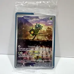 Teal Mask Ogerpon SVP 123 - Black Star Promo - Pokemon Card - Sealed - Image 1