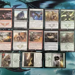 MTG YELLOW RARE MIX. 13 CARDS LOT MINT NEVER PLAYED 00003. Lot - Image 1