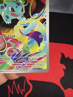 Ivysaur 134/132 Illustration Rare Pokemon TCG Card From Mega Evolution NM - Image 4