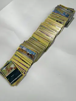 Stack of random official Pokemon cards trading cards - Image 1