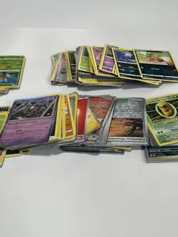 Stack of random official Pokemon cards trading cards - Image 5