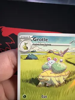 Grotle 164/162 Illustration Rare Pokemon TCG Card From Temporal Forces Near Mint - Image 2