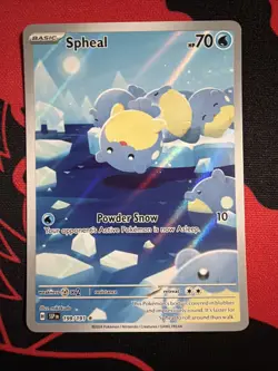 2 Pokemon TCG Cards From Surging Sparks Kecleon And Spheal Near Mint See Pics - Image 3