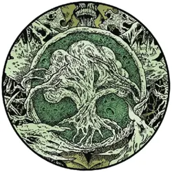 Magic: The Gathering - Phyrexia Infect Green Mana Forest Symbol Pin Badge (#077, - Image 2