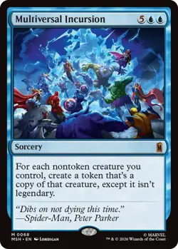 x1 Multiversal Incursion - Foil M MTG Marvel Super Heroes M/NM, English - Image 1