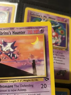 Sabrina’s Haunter 55/132 Set Gym Challenge Card Pokemon English Good Played - Image 5