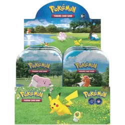 TCG Pokemon GO Mini Tin - SEALED DSIPLAY BOX (10 tins) ✅ IN HAND ✅ - Image 1