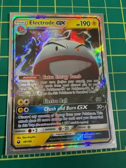 2018 Pokemon Electrode Gx 48/168 Holo Celestial Storm - Image 1