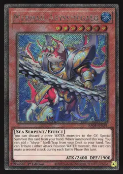 Mermail Abyssmegalo - RA04-EN191 - Platinum Secret Rare - 1st Edition Yugioh - Image 1