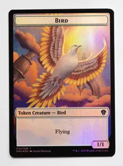MTG Commander: Dominaria United - Bird Dragon - 002/026 Token Foil - Image 1