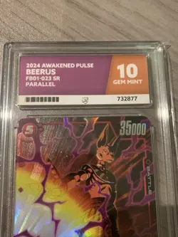 Ace 10 Dragon Ball Super Fusion World Beerus FB01-023 Super Rare Alernate Art - Image 4