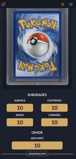 Mega Charizard X EX Phantasmal Flames Holo 013/094 Ace 10 PERFECT SUBGRADES GM - Image 4