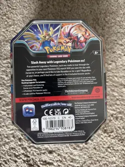 Pokemon TCG: Slashing Legends Tin Koraidon EX - Brand New & Factory Sealed - Image 2