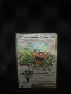 Pokemon TCG Teal Mask Ogerpon EX SVP166 Scarlet Violet Black Star Promo - Image 1