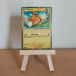 Pokemon TCG Pawmi 040 Black Star Promo Shiny Rare Cosmo Holo Foil Card!! - Image 1
