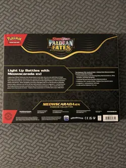 Pokemon TCG Paldean Fates Meowscarada ex Premium Collection Box New & Sealed - Image 2