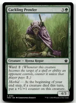 X4 Cackling Prowler C Foundations 101 MTG NM PLAYSET - Image 1