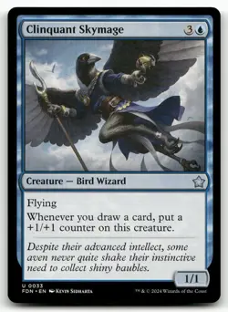 Clinquant Skymage U Foundations 33 MTG NM PLAYSET - Image 1