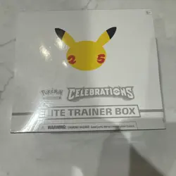 Pokemon Celebrations Elite Trainer Box (ETB) Factory Sealed With Minor Defects - Image 1