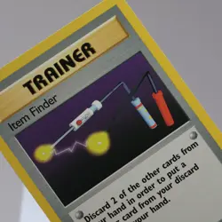 Pokemon TCG - Item Finder 74/102 Base Set Rare WOTC 1999 - NM - Image 1