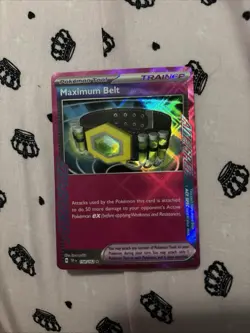Pokemon Maximum Belt 117/131 Sv: Prismatic Evolutions ACE SPEC Rare Holo - Image 1