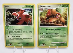 Paras 004/034 & Parasect 005/034 - Pokemon TCG Classic Collection - Holo NM - Image 1