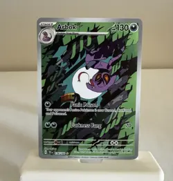 Pokemon Arbok 176/162 SV05 Temporal Forces Illustration Rare Holo 130 HP EN - Image 1