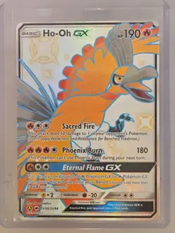 2019 Ho-Oh GX SV50/SV94 Hidden Fates Shiny Vault Pokemon Near mint. - Image 1