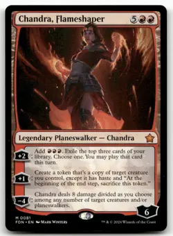 Chandra, Flameshaper M Foundations 81 MTG NM - Image 1