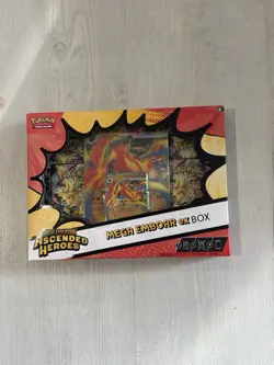 Pokemon TCG Ascended Heroes Mega Emboar EX Box Sealed Brand New - Image 1