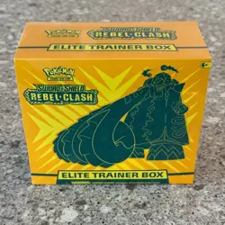 NEW Rebel Clash Sword & Shield Pokemon Elite Trainer Box ETB Sealed - Image 1