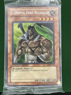 Yugioh! Sealed Elemental HERO Wildheart GSE-EN001 Limited Edition - Image 1