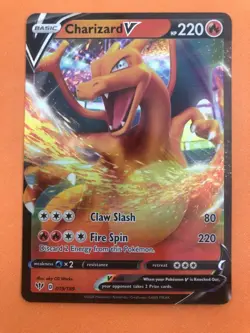 Charizard V 019/189 Darkness Ablaze NM Full Art Ultra Rare Pokemon Card - Image 1