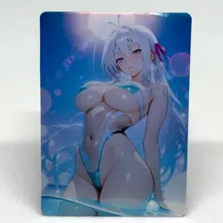 High School DxD Rossweisse Goddess Anime Waifu ACG Foil Card - Image 1