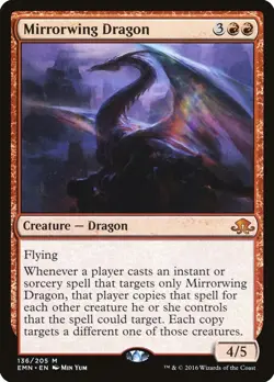 NM - Foil - Mirrorwing Dragon - 136 - Eldritch Moon - Image 1